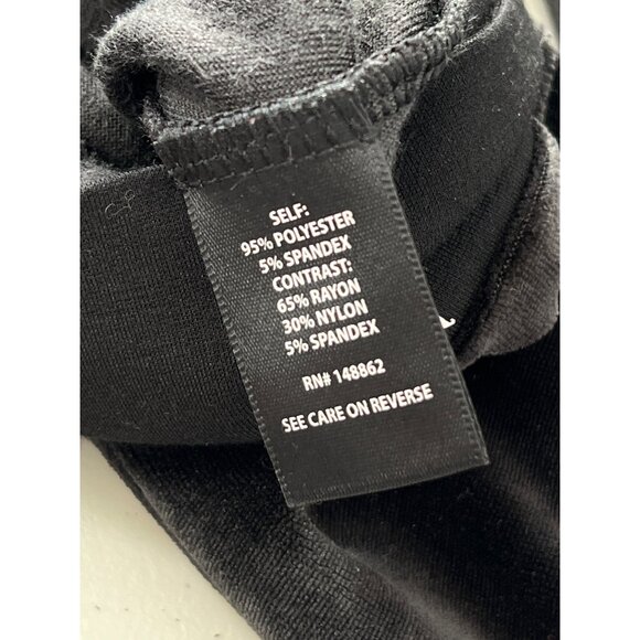 Torrid Velour Jogger Pants Womens 2X Pull On Elastic Waist Black Polyester Blend - Picture 5 of 8